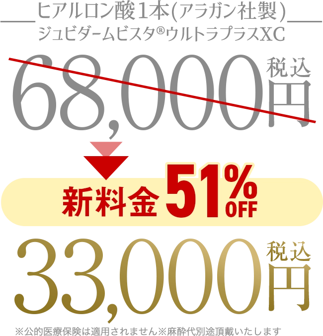 ヒアルロン酸1本の価格